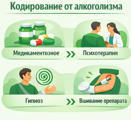 кодирование от алкоголизма в Уссурийске Санати